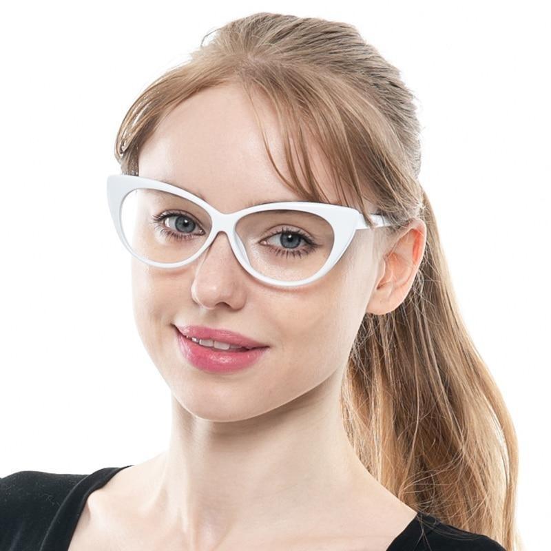 Cat Eye Reading Glasses For Women Lightweight Presbyopic Reading Glasses Fashion Cute Reader For Women Computer Readers Anti Glare UV Ray Eyeglasses +0.5 0.75 1.0 1.25 1.5 1.75 2.0 2.5 3.0 3.5 4.0
