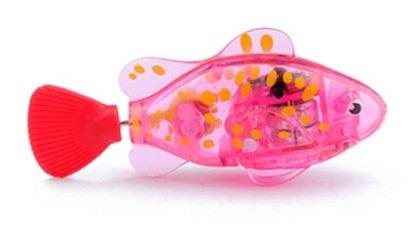 Cat Interactive Electric Fish Toy Water Cat Toy for Indoor Play Swimming Robot Fish Toy for Cat and Dog with LED Light Pet Toys New Bath Toys Interactive Plastic Fish Toys Electronic Cat Toy Gift to Stimulate Your Pet's Hunter Instincts