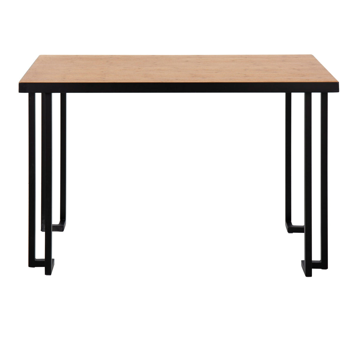 Roman - Industrial Desk - Black / Natural by Couch.com