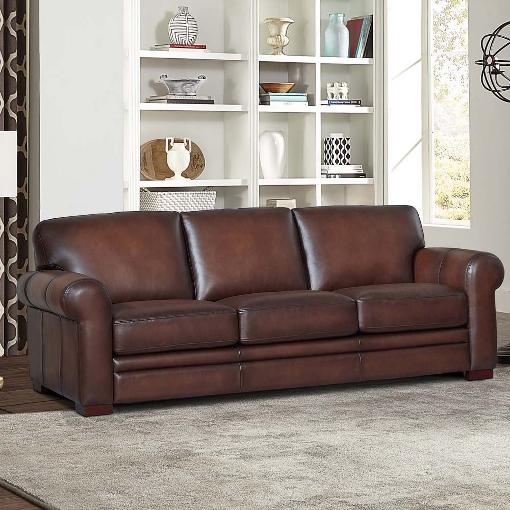 Brookfield - Leather Sofa by Couch.com