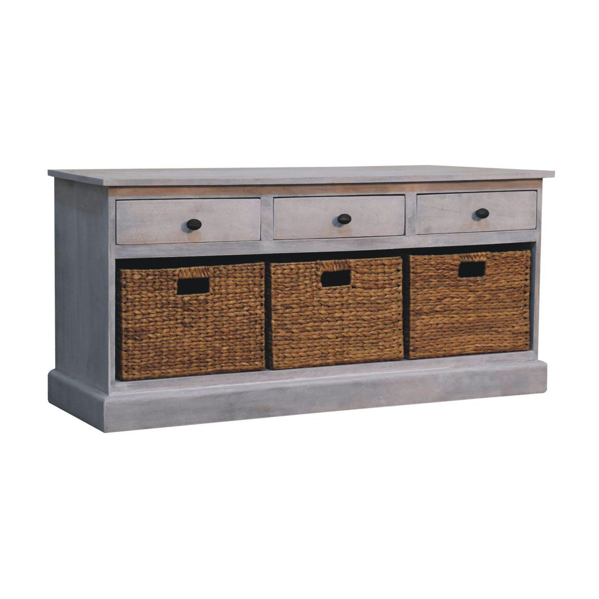 Acid - Basket Storage Cabinet - Gray Ash by Couch.com