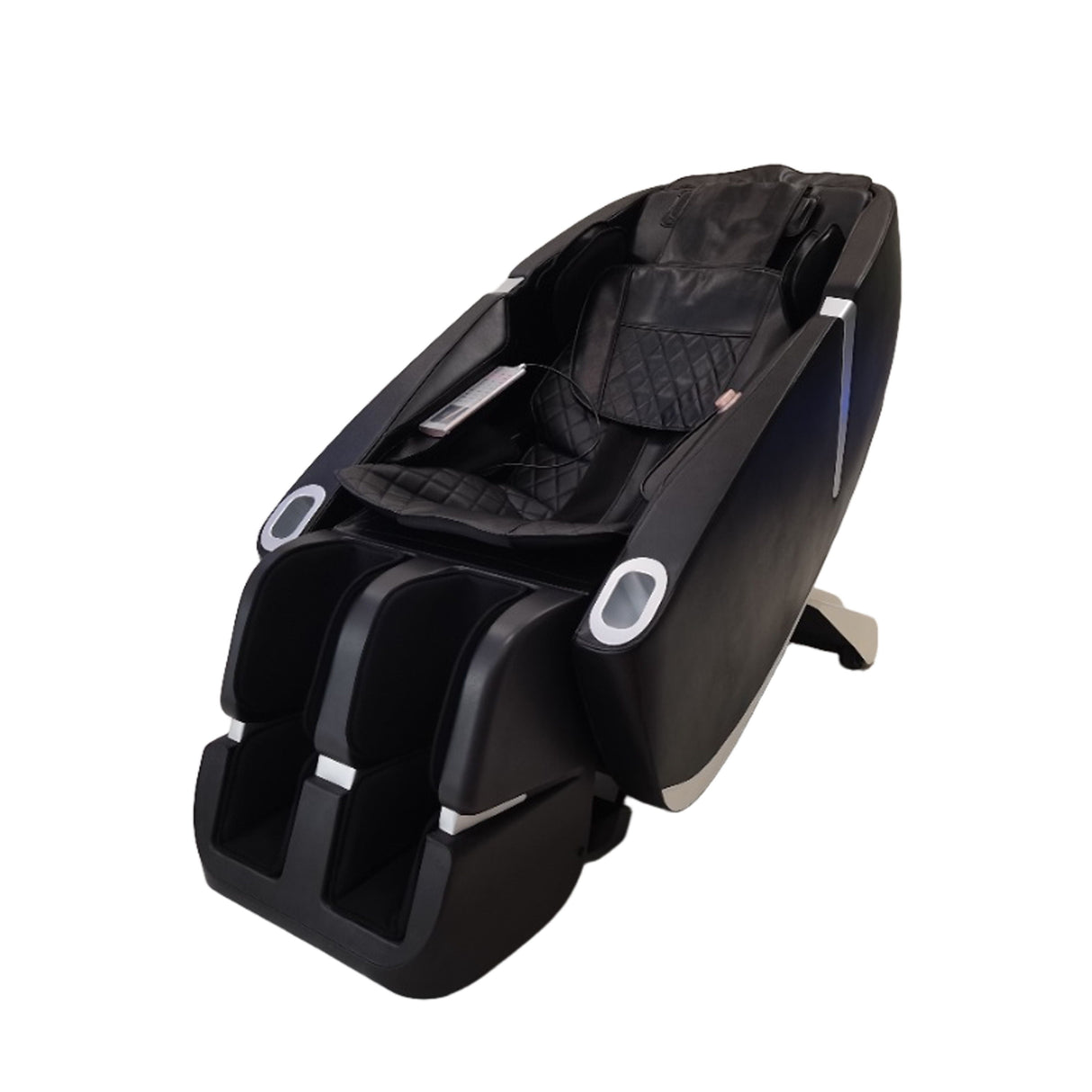 SL Type Pulley Guide, 2D Motor-Massage Manipulator-Space Saver Design, Track Sliding Zero Gravity Multifunction Massage Chair - Black by Couch.com