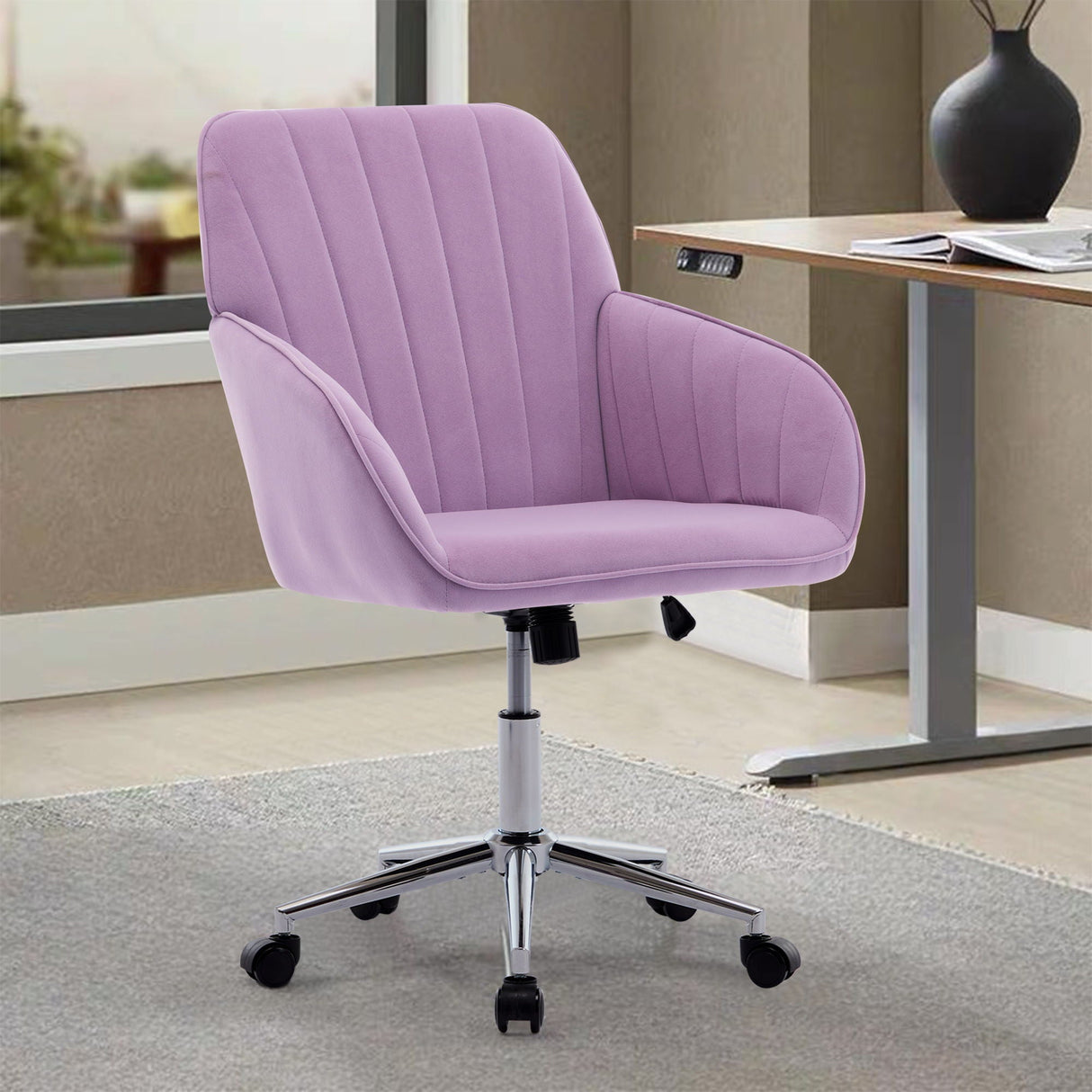 Adjustable Ergonomic Office Chair, Swivel Backrest Seat by Couch.com