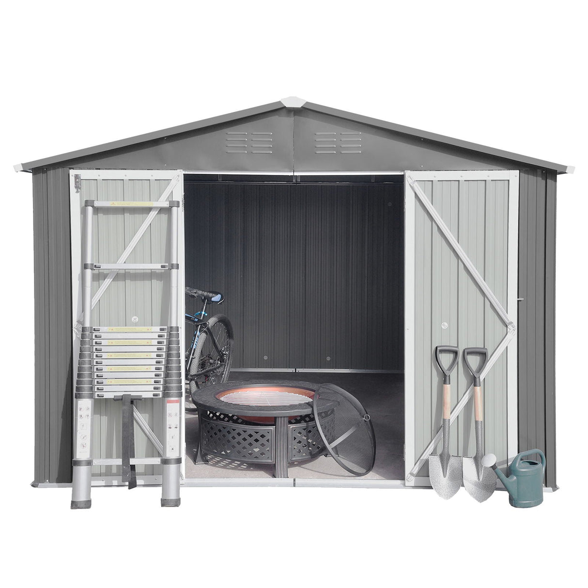 G10Ftx12Ft arden Sheds Outdoor Storage Sheds - Gray by Couch.com