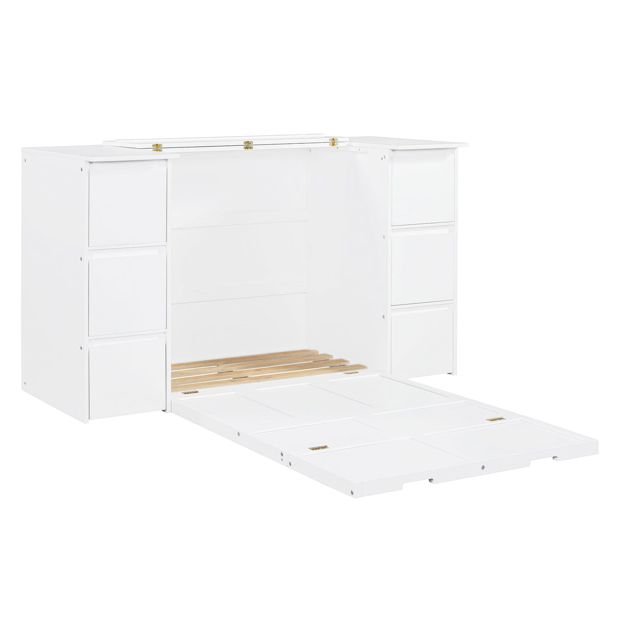 Murphy Bed With Drawers, Cabinets, And USB Ports by Couch.com