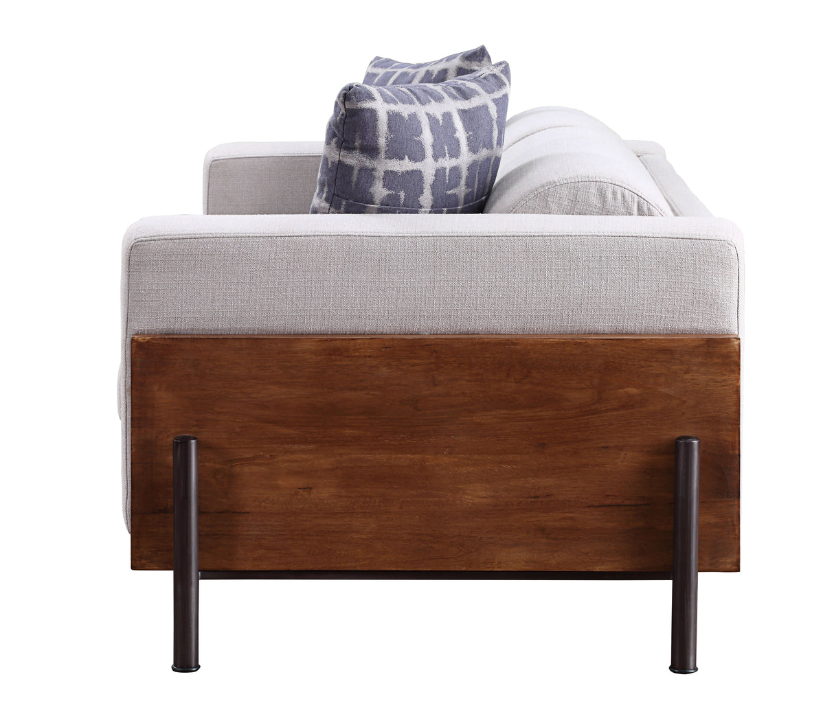 Pelton - Loveseat With 2 Toss Pillows - Walnut by Couch.com
