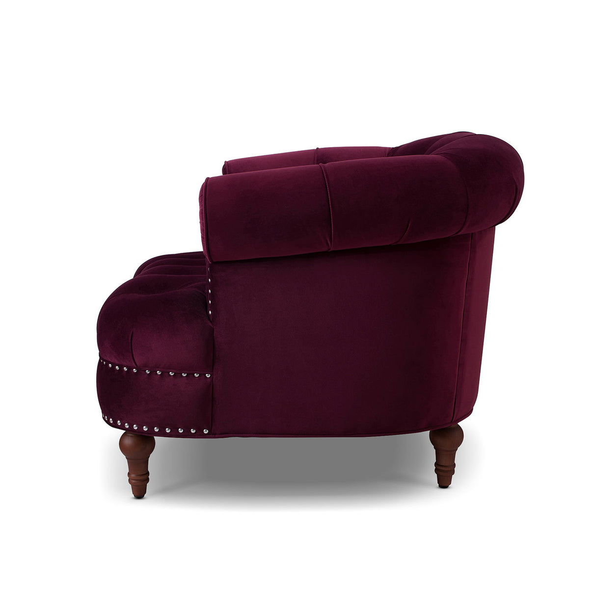 La Rosa - Victorian Tufted Upholstered Accent Chair by Couch.com