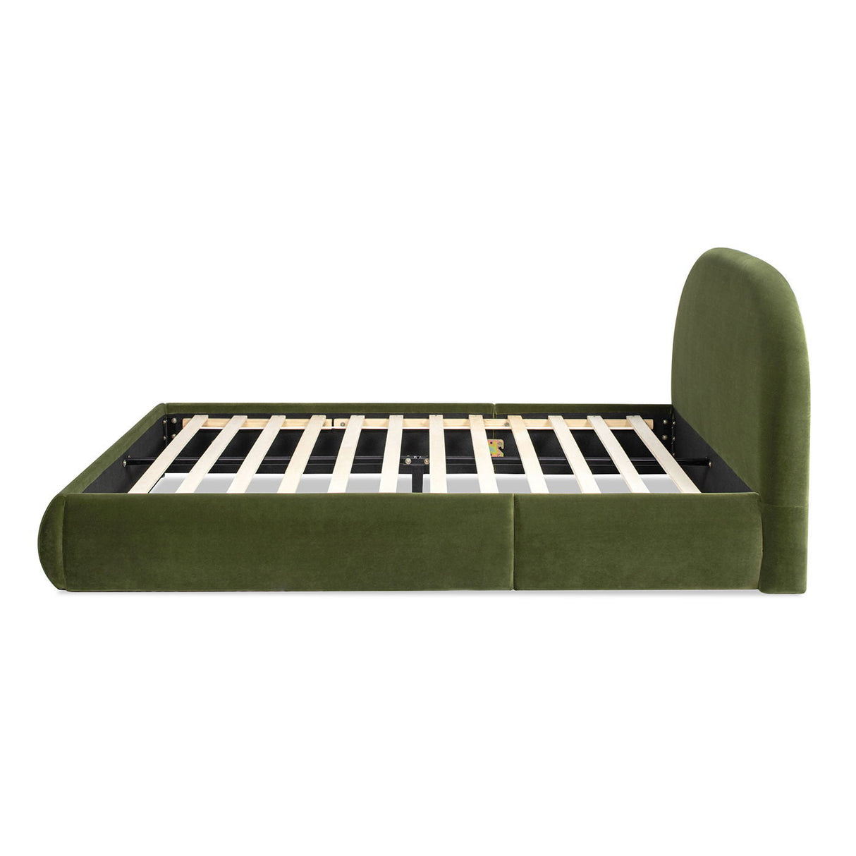 Archie Puffy Grounded - Upholstered Platform Bed by Couch.com