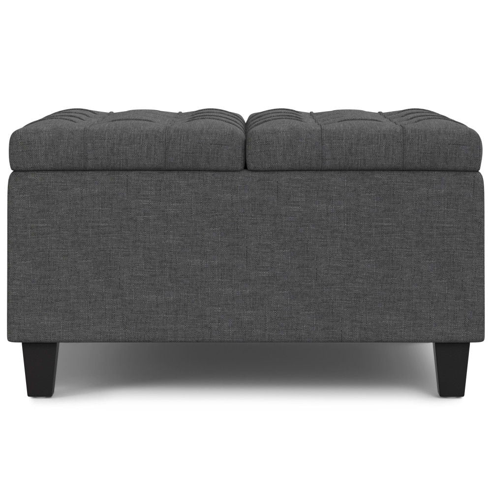 Harrison - Upholstered Coffee Table Storage Ottoman by Couch.com