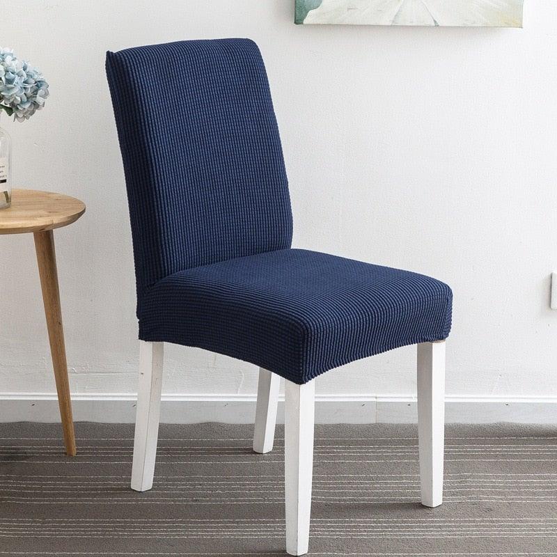 Chair Cover Polyester Fiber Elastic Stool Cover Hotel Restaurant Chair Antifouling Cover Washable Spandex Kitchen Chair Covers for Dining Room Christmas Decoration Holiday Party Protector for Kitchen