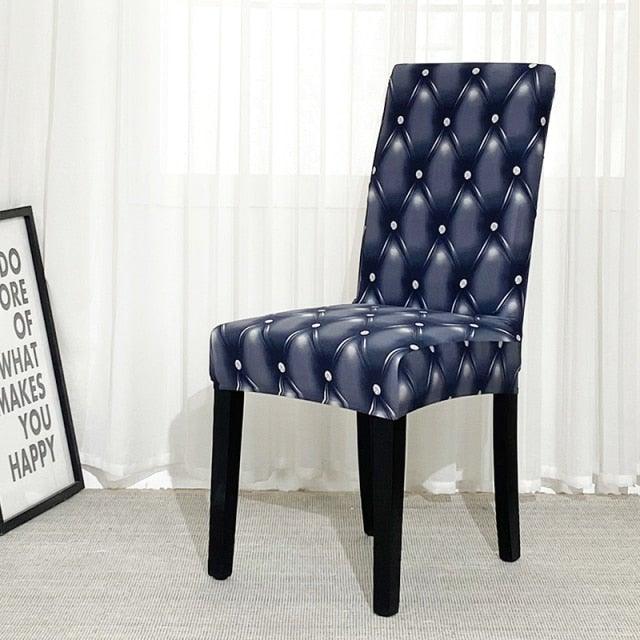 Chair Covers For Dining Room Stretch Spandex Removable Washable Anti-dust Seat Slipcover Multicolor Chair covers Chair Covers For Dining Room With Printed Patterns Easy Slip-on Stretchy Dining Room Chair Covers