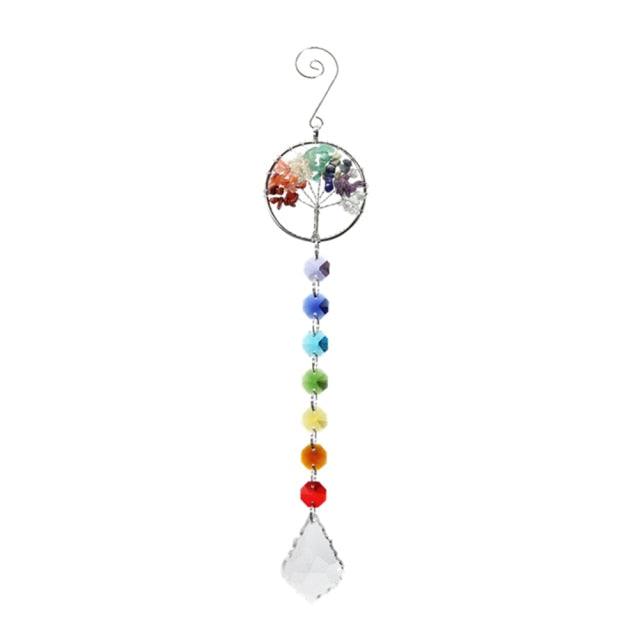 Chandelier Crystals Ball Prism Pendant Maker Sun Catcher Crystal Rainbow Maker Drops Hang for Window Home Decor Car Charms Hanging Wind Chimes Hanging Ornament Garden Decor