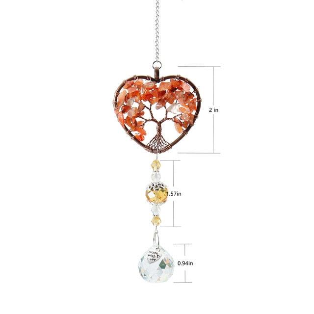 Chandelier Crystals Ball Prism Pendant Maker Sun Catcher Crystal Rainbow Maker Drops Hang for Window Home Decor Car Charms Hanging Wind Chimes Hanging Ornament Garden Decor