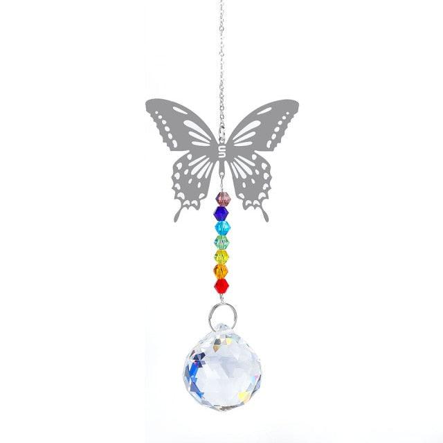 Chandelier Crystals Ball Prism Pendant Maker Sun Catcher Crystal Rainbow Maker Drops Hang for Window Home Decor Car Charms Hanging Wind Chimes Hanging Ornament Garden Decor
