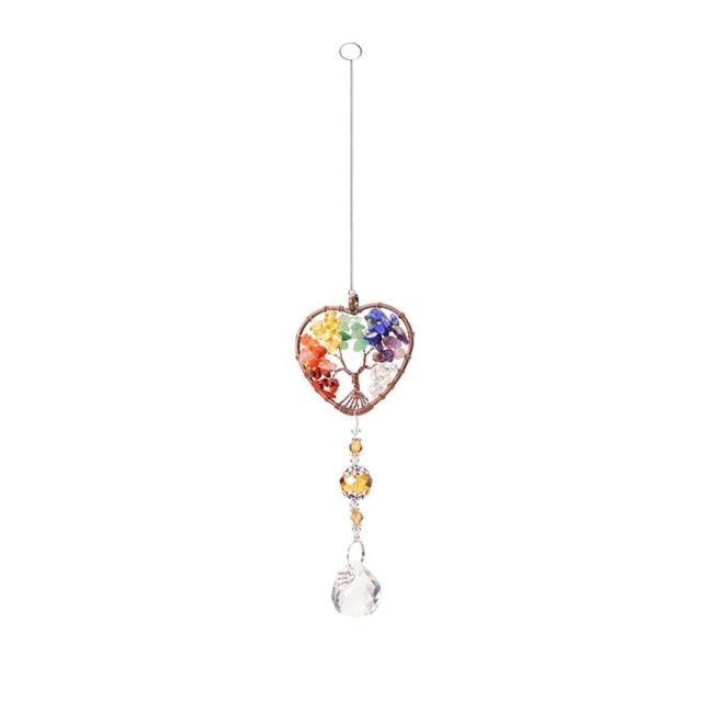 Chandelier Crystals Ball Prism Pendant Maker Sun Catcher Crystal Rainbow Maker Drops Hang for Window Home Decor Car Charms Hanging Wind Chimes Hanging Ornament Garden Decor