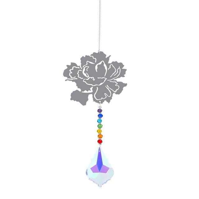 Chandelier Crystals Ball Prism Pendant Maker Sun Catcher Crystal Rainbow Maker Drops Hang for Window Home Decor Car Charms Hanging Wind Chimes Hanging Ornament Garden Decor