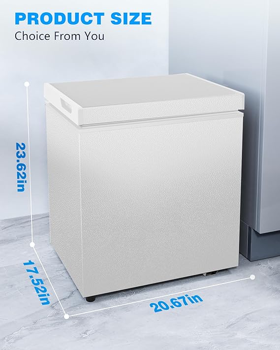 Chest Freezer with Removable Basket