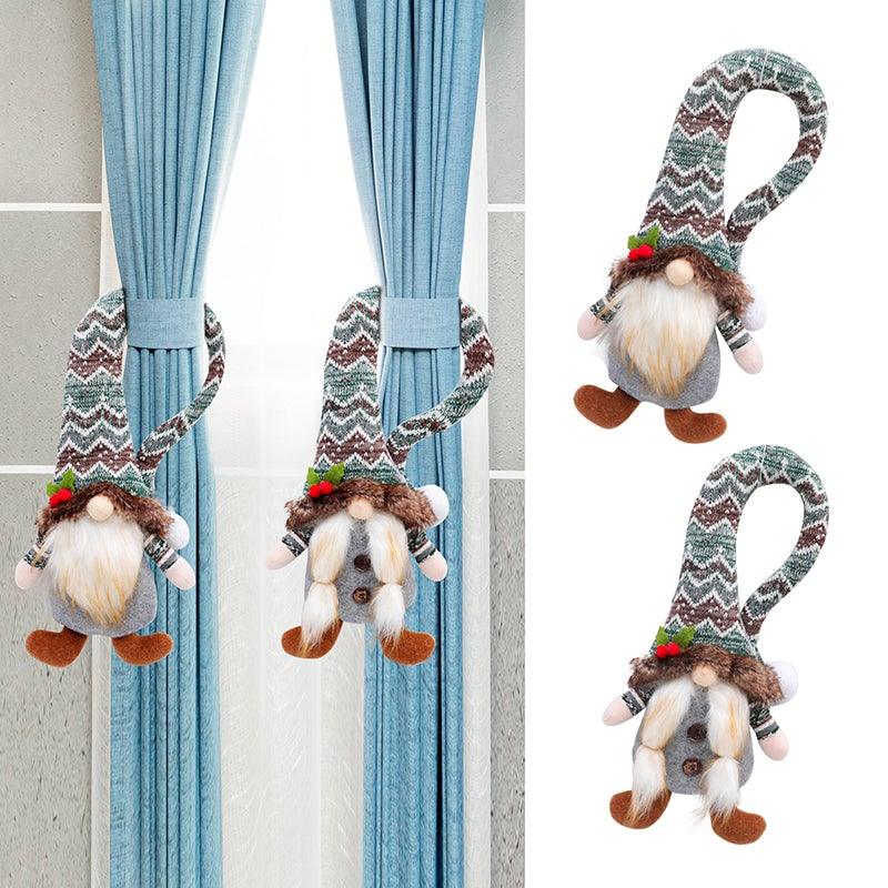 Christmas Decoration Faceless Doll Doll Curtain Buckle Christmas Home Curtain Buckle Decoration Props Christmas Decorations Christmas Ornaments Thanks Giving Day Gifts 37x16x6