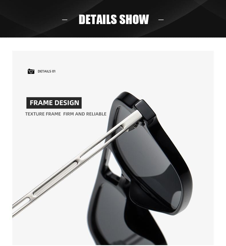 Classic Fashionable Retro Shape Double Bridges Style Women Sunglasses Polarized Square Sunglasses for Women Men Classic Pink Gradient Eyewear Trending Sunglasses