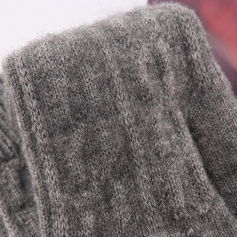 Classic Knitted Fingerless Winter Unisex Outdoor Gloves For Men Women Retro Soft Unisex Stretch Elastic Warm Half Finger Cycling Gloves