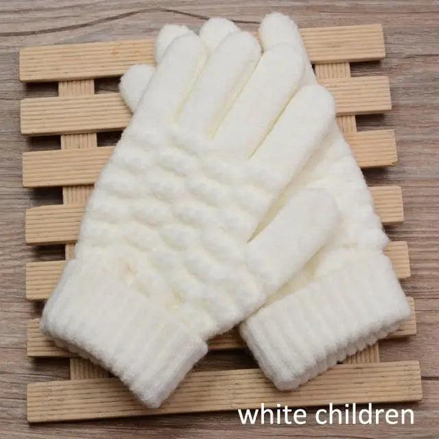 Classic Knitted Fingerless Winter Unisex Outdoor Gloves For Men Women Retro Soft Unisex Stretch Elastic Warm Half Finger Cycling Gloves