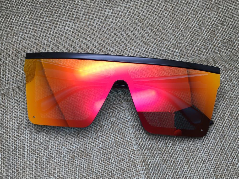 Classic Male Big Black Sunglasses For Men & Women New Fashionable Design New Mirror Pink Square Oversize Square Sunglasses for Women Men