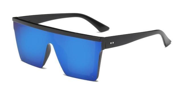 Classic Male Big Black Sunglasses For Men & Women New Fashionable Design New Mirror Pink Square Oversize Square Sunglasses for Women Men