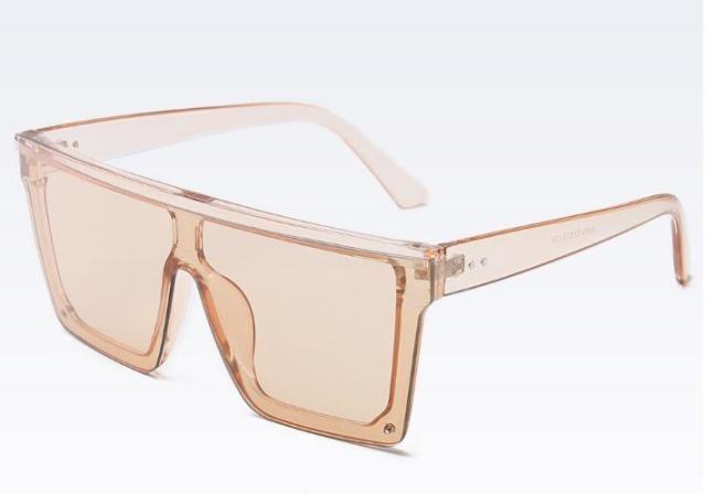 Classic Male Big Black Sunglasses For Men & Women New Fashionable Design New Mirror Pink Square Oversize Square Sunglasses for Women Men
