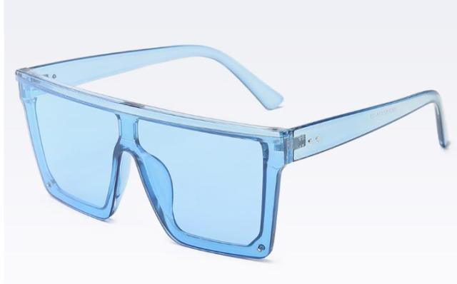 Classic Male Big Black Sunglasses For Men & Women New Fashionable Design New Mirror Pink Square Oversize Square Sunglasses for Women Men