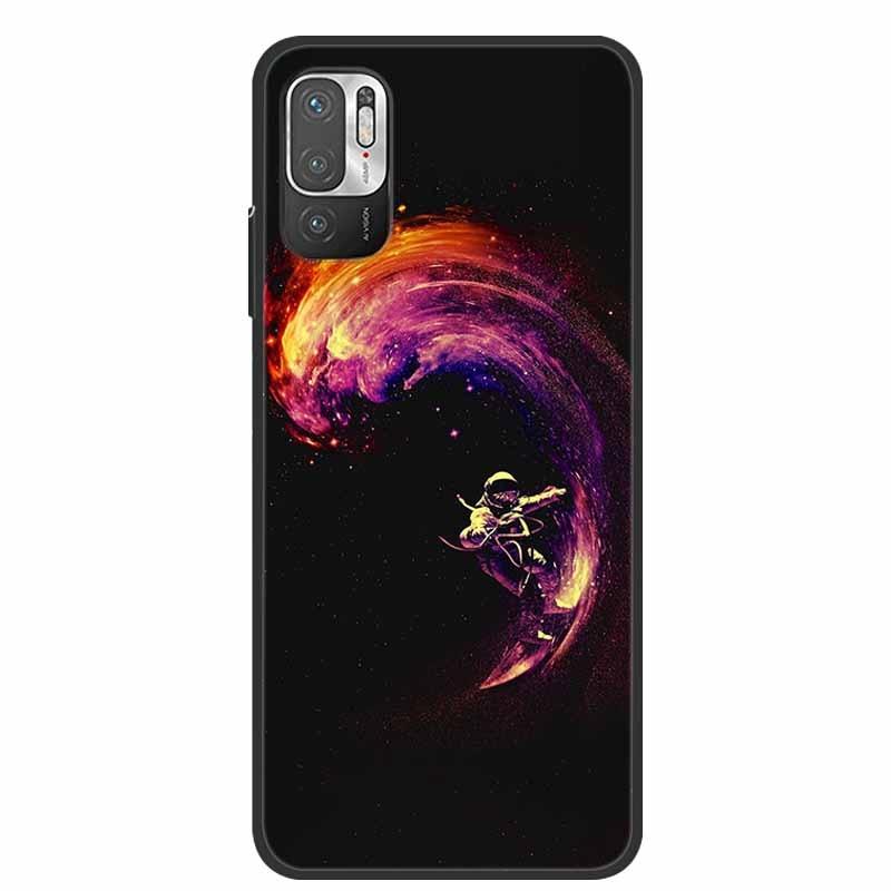 Classic Pattern Soft Slim Gel Silicone Back Cover Case For Xiaomi Redmi Note 10 5G Case Shockproof Soft silicone Back Cover For Redmi Note 10 5G Phone Cases Note10 5G Cute Cartoon