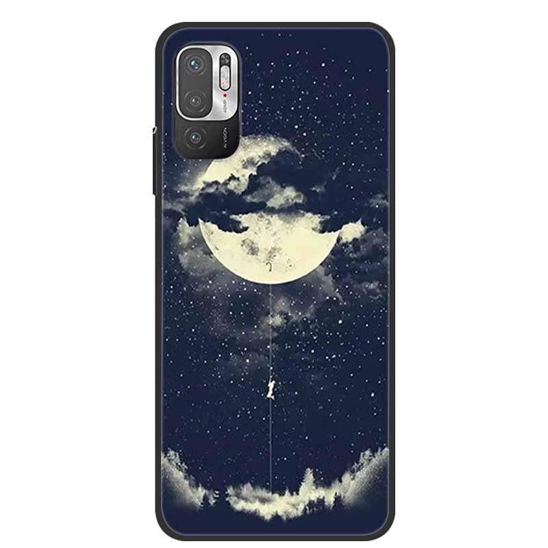 Classic Pattern Soft Slim Gel Silicone Back Cover Case For Xiaomi Redmi Note 10 5G Case Shockproof Soft silicone Back Cover For Redmi Note 10 5G Phone Cases Note10 5G Cute Cartoon