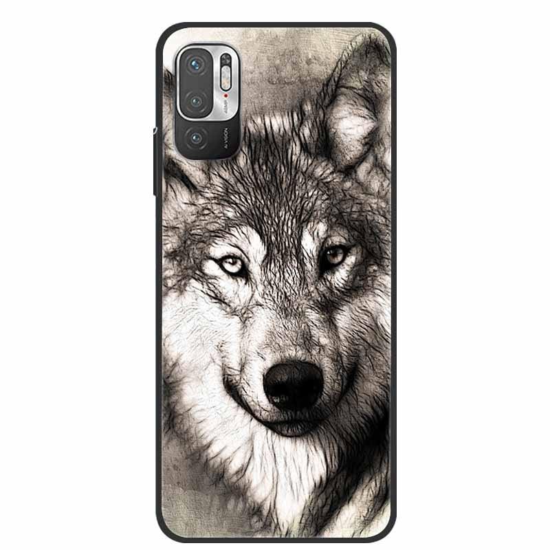 Classic Pattern Soft Slim Gel Silicone Back Cover Case For Xiaomi Redmi Note 10 5G Case Shockproof Soft silicone Back Cover For Redmi Note 10 5G Phone Cases Note10 5G Cute Cartoon