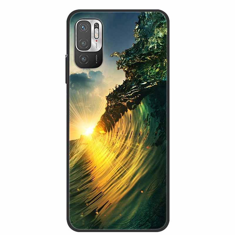 Classic Pattern Soft Slim Gel Silicone Back Cover Case For Xiaomi Redmi Note 10 5G Case Shockproof Soft silicone Back Cover For Redmi Note 10 5G Phone Cases Note10 5G Cute Cartoon