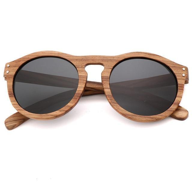 Classic Style Wood Retro Style Sunglasses For Men And Women Sunglasses Stylish New Frames Round Shape Sunglasses Frame Round Polarized