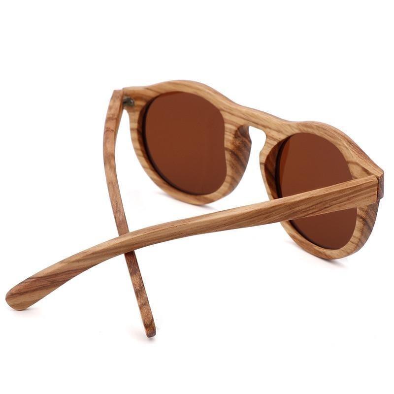 Classic Style Wood Retro Style Sunglasses For Men And Women Sunglasses Stylish New Frames Round Shape Sunglasses Frame Round Polarized