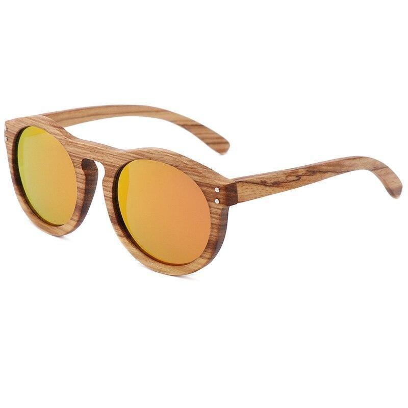 Classic Style Wood Retro Style Sunglasses For Men And Women Sunglasses Stylish New Frames Round Shape Sunglasses Frame Round Polarized