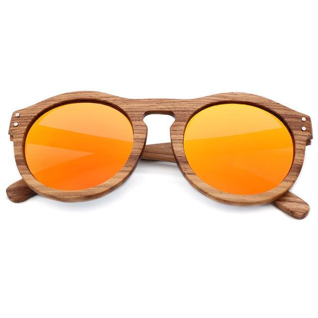 Classic Style Wood Retro Style Sunglasses For Men And Women Sunglasses Stylish New Frames Round Shape Sunglasses Frame Round Polarized