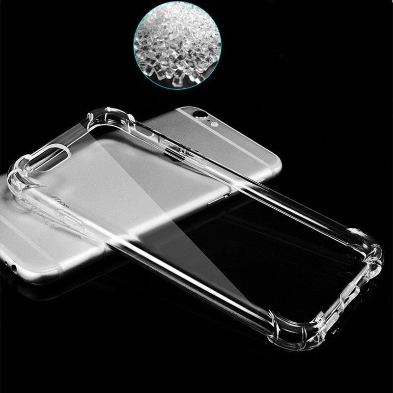 Classic Transparent Clear Soft Shockproof Phone Case Cover For iPhone Simple Phone Cases For iPhone XS 11 Pro MAX 6 6s 7 8 Plus Case Cover Silicone Case iPhone XR X 7 8 6 5 5S 5C Case For iphone