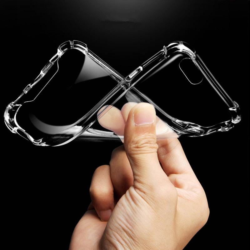 Classic Transparent Clear Soft Shockproof Phone Case Cover For iPhone Simple Phone Cases For iPhone XS 11 Pro MAX 6 6s 7 8 Plus Case Cover Silicone Case iPhone XR X 7 8 6 5 5S 5C Case For iphone