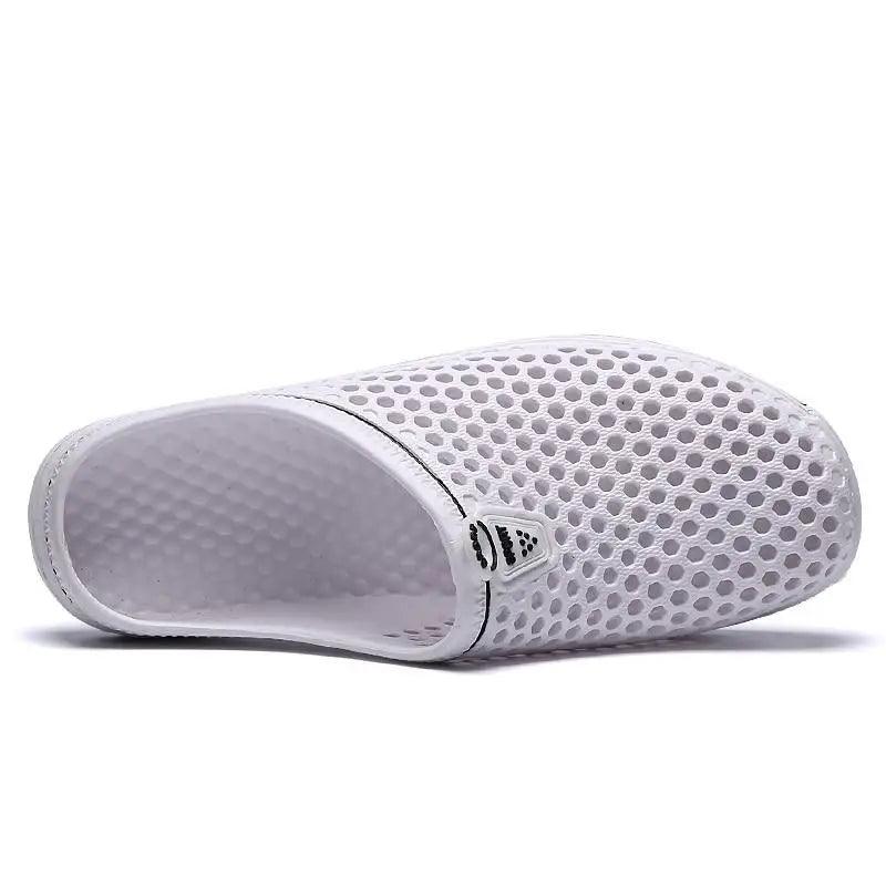 Classic Women Shoes Beach Closed Toe Slippers Unisex Hollow Out Casual Couple Flip Flops Garden Clogs Non-slide Men And Women Slippers