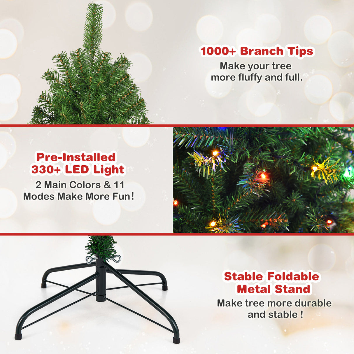 Artificial Premium Hinged Christmas Tree-5 ft