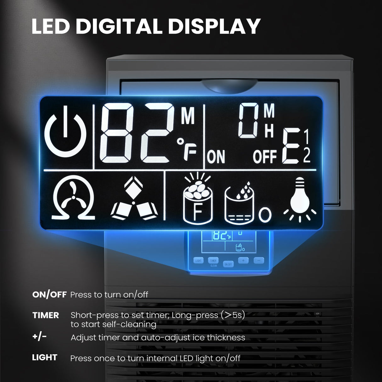 Commercial Ice Maker 80 lbs\66 lbs