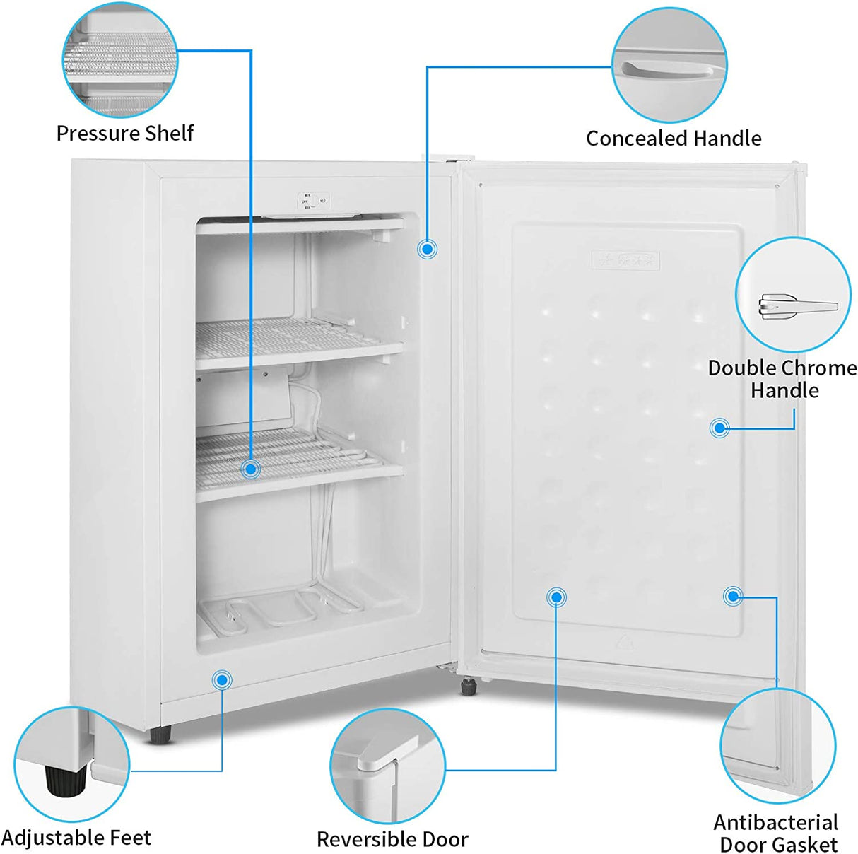 Compact Upright Freezer D6835