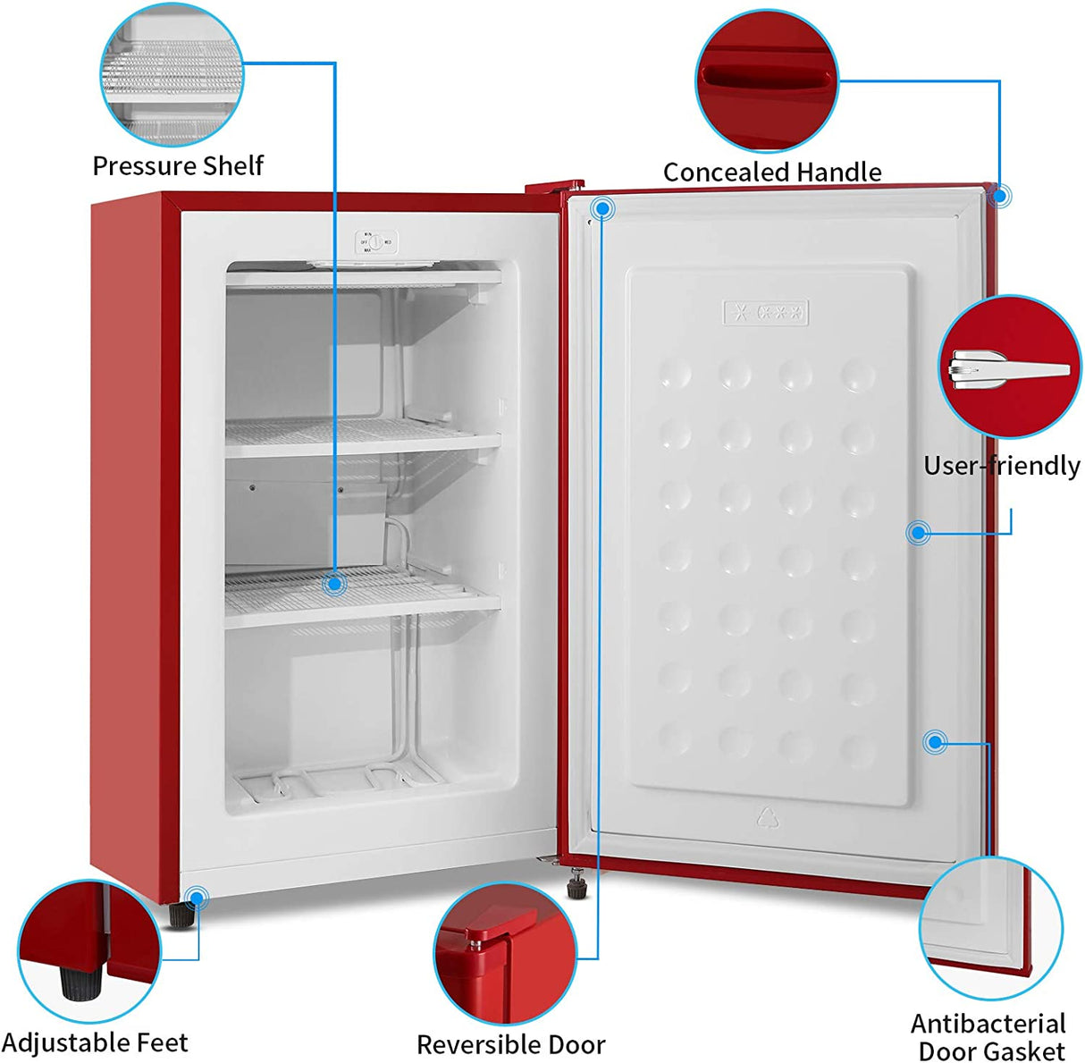 Compact Upright Freezer D6835
