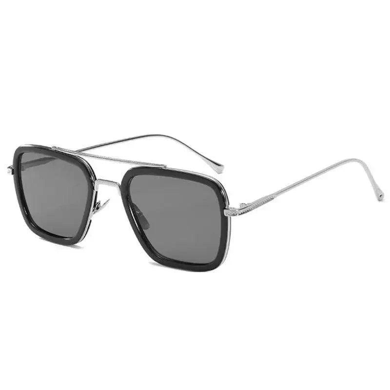 Cool Glasses Modern Elegant Cosplay Vintage Retro Sunglasses Vintage Aviator Square Sunglasses for Men Gold Frame Retro Classic Sunglasses