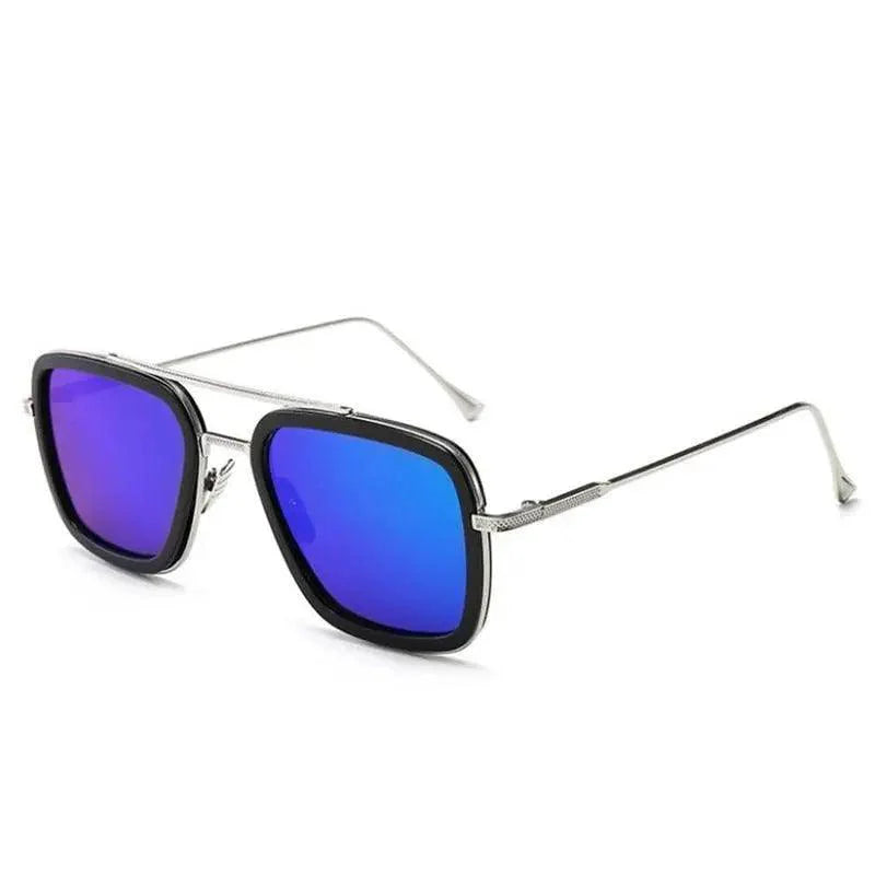 Cool Glasses Modern Elegant Cosplay Vintage Retro Sunglasses Vintage Aviator Square Sunglasses for Men Gold Frame Retro Classic Sunglasses