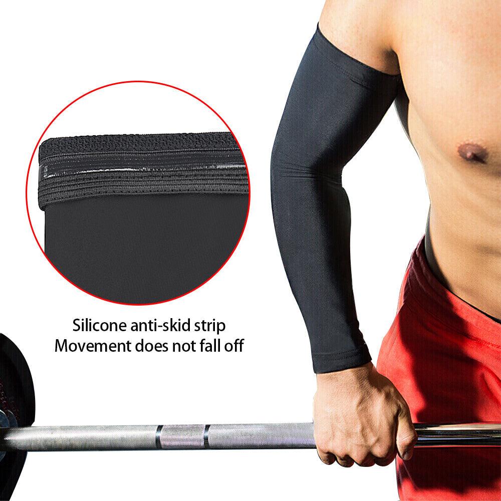 Cooling Arm Sleeves For Men Women Outdoor UV Protection Sports Sleeves For Basketball Football Volleyball Cycling UV Protection Cooling Arm Sleeves Sunblock Long Sun Sleeves Hands Arm Covers Long Sleeve For Outdoor Activity