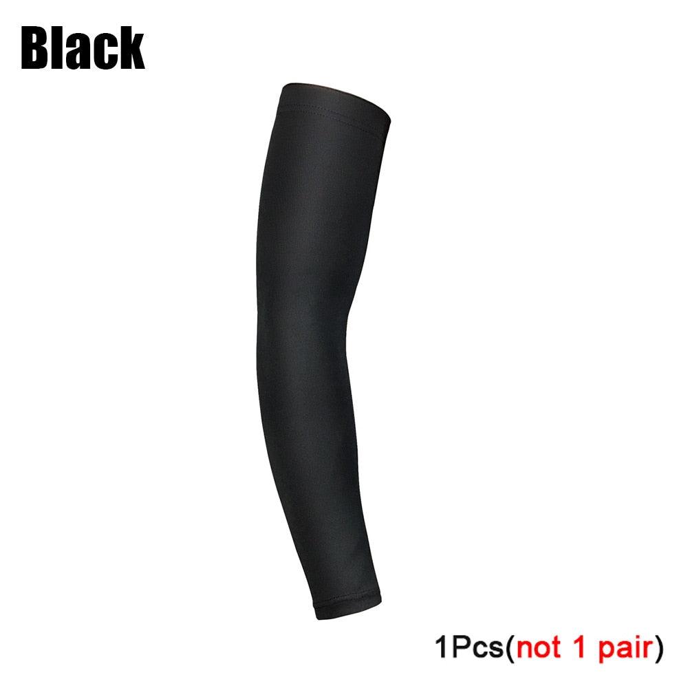 Cooling Arm Sleeves For Men Women Outdoor UV Protection Sports Sleeves For Basketball Football Volleyball Cycling UV Protection Cooling Arm Sleeves Sunblock Long Sun Sleeves Hands Arm Covers Long Sleeve For Outdoor Activity