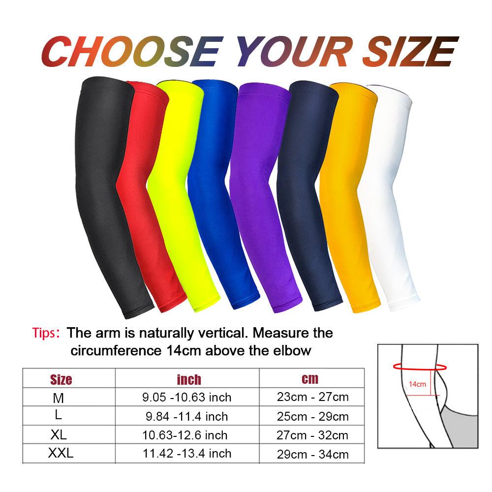 Cooling Arm Sleeves For Men Women Outdoor UV Protection Sports Sleeves For Basketball Football Volleyball Cycling UV Protection Cooling Arm Sleeves Sunblock Long Sun Sleeves Hands Arm Covers Long Sleeve For Outdoor Activity