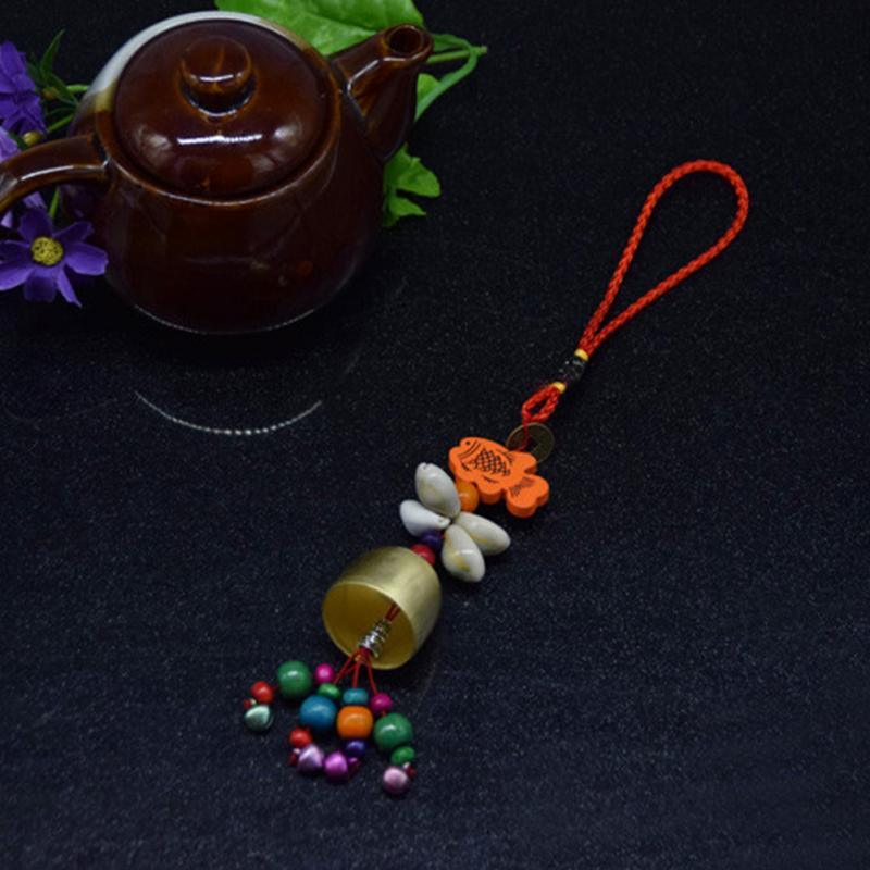 Copper Lucky Wind-chimes Style Alloy Bell Yard Garden Outdoor Living Feng Shui Wind Chimes For A Gift Home Decor For Good Luck Garden Hanging Decoration Gift